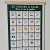 Poster "30 Choses à faire"