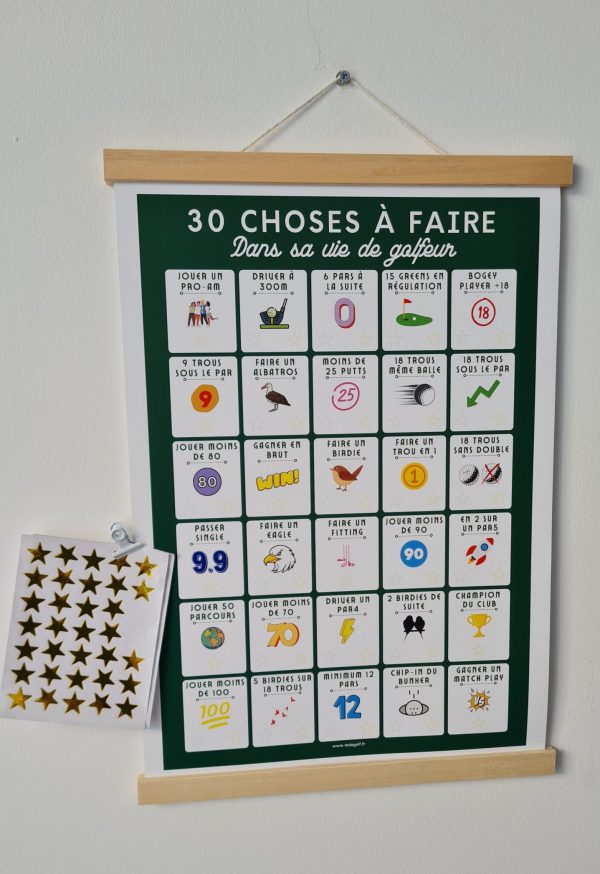 Poster "30 Choses à faire"